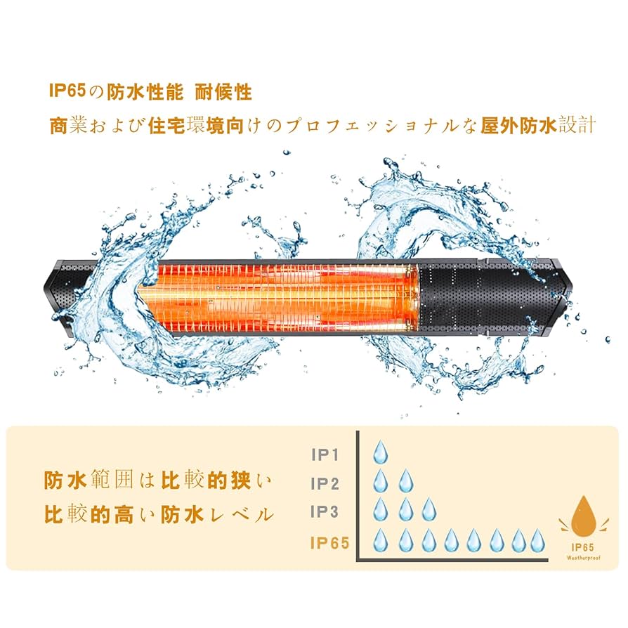Amazon | ZAPJQL屋外ヒーター ハロゲンヒーター 電気ストーブ